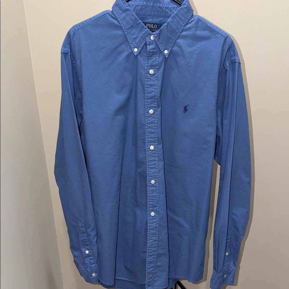 Polo by Ralph Lauren Classic Button-Down Shirt in Blue